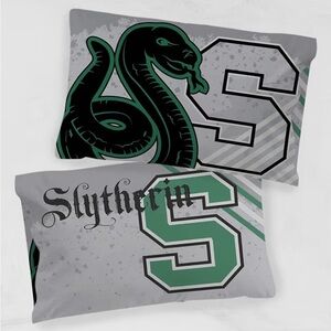 Harry Potter Slytherin Reversible Pillowcase by Jay Franco Standard Pillowcase